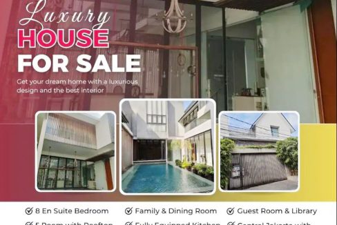 Rumah Dijual di Kebayoran Baru Dekat Pondok Indah Mall Gandaria City Stasiun MRT Blok A Grand Lucky Radio Dalam RS Pondok Indah 0001